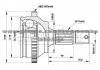 CV Joint Internal Teeth : 23