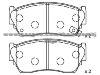 Brake Pad for NISSAN D1060-50Y90