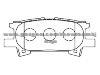 Brake Pad for LEXUS 04466-48040