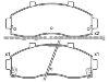 Brake Pad for KIA 0K72A-33-28Z