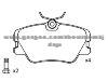 Brake Pad for MERCEDES BENZ  000 420 99 20