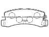 Brake Pad for TOYOTA 04465-32010