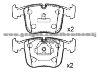 Brake Pad for BMW 34 11 1 160 296