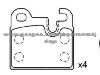 Brake Pad for BMW 34 21 1 150 556