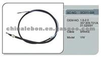 VW BRAKE CABLE 01.02 0091