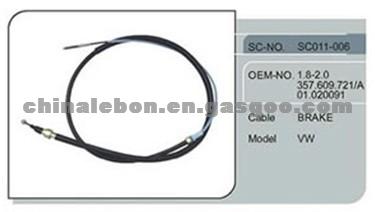 VW BRAKE CABLE 01.02 0091