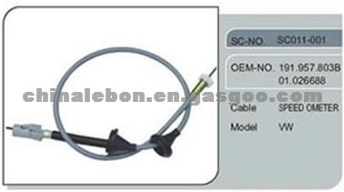 VW SPEEDOMETER CABLE 01.026688