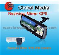 3.5 Inch Rearview Mirror GPS Navigation With Bluetooth/Homelimk/GPS/MP3/MP4 For Ford Focus Taurus Edge From 2007 To 2011