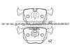 Brake Pad For BMW 34216761250