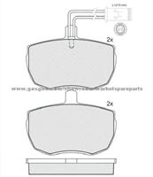 1906157 For Iveco Brake Pads For Bus Or Truck