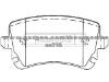 Brake Pad For AUDI 4B3698451