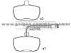 Brake Pad For ROVER 0060 796 399 9