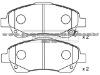 Brake Pad For TOYOTA 04465-05130