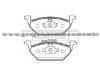 Brake Pad For VOLKSWAGEN 1J0 698 151