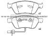 Brake Pad For VOLKSWAGEN 4E0 698 151