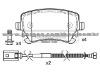 Brake Pad For VOLKSWAGEN 3D0 698 451