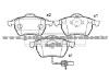 Brake Pad For VOLKSWAGEN 1 133 046