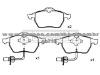 Brake Pad For VOLKSWAGEN 4B0 615 116