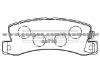 Brake Pad For TOYOTA 04466-33110