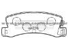 Brake Pad For TOYOTA 04465-32010