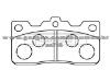 Brake Pad For TOYOTA 04492-14050
