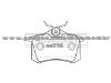 Brake Pad For VOLKSWAGEN 4D0 698 451 C