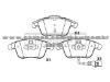 Brake Pad For VOLKSWAGEN 5N0 698 151