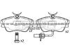 Brake Pad For VOLKSWAGEN 7D0 698 151 B