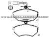 Brake Pad For VOLKSWAGEN 357 698 151 F