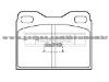 Brake Pad For VOLKSWAGEN 481 698 151 C