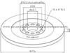 Brake Disc 4174210012 For Disc Brakes Bus And Truck