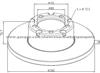 Brake Disc 6014210412 For Disc Brakes Bus And Truck