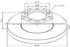 Brake Disc 6014210512 For Disc Brakes Bus And Truck