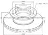 Brake Disc 6314210172 For Disc Brakes Bus And Truck