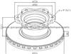 Mercedes Benz Brake Disc 6684230512 For Disc Brakes Bus And Truck