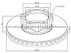 Mercedes Benz Brake Disc 6694210612 For Disc Brakes Bus And Truck