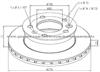 Mercedes Benz Brake Discs 9024210612 For Disc Brakes Bus And Truck