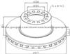 Mercedes Benz Brake Discs 9754210112 For Disc Brakes Bus And Truck