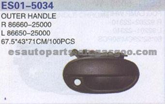 Outer Handle R 86660-25000/ L 86650-25000