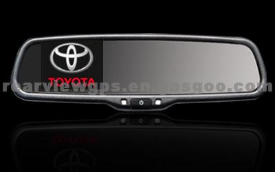 3.5 Inch Rearview Mirror Monitor With Lcd Auto Dimming And Support RCA Inputs For Camera For Ford Mustang From 2000 To 2011