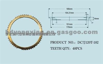 Truck Synchronizer Ring 120T-182 with ISO/TS16949:2009