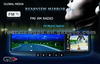 3.5 Inch Gps Rearview Mirror With Bluetooth Handfree And Support Car Camera And 8GB SD Card For Toyota Camry Previa Crown Corolla Fx-16 Ts Reiz