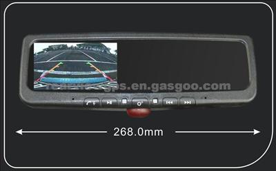 4.3 Inch Special Rearview Mirror With Gatelink, Compass, Can Works With Iphone For Dodge Journey Nitro From 2009 To 2011