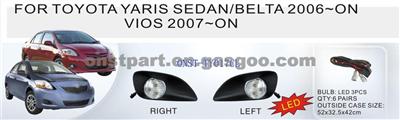 Toyota Yaris Sport LED Fog Lamp ONST TY017L