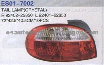 Hyundai Accent Tail Lamp L: 92401-22850 R: 92402-22850