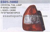 Hyundai Accent'00-01 Crystal Tail Lamp L 92401-1a060 R 92402-1a060