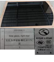 Right Rear Side Glass For KINGLONG YUTONG HIGER GOLDEN DRAGON Buses