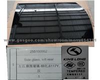 Left Rear Side Glass For KINGLONG YUTONG HIGER GOLDEN DRAGON Buses