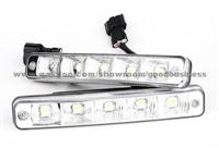 White Slim Design 12-Led Daytime Running Light/Led DRL