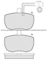 LOCKHEED/IVECO/IVECO/OM Brake Pad 20653